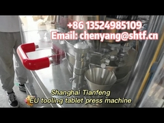 GZP-9 EU macchina per la compressione di compresse per laboratorio, utensili, 12600 pezzi/ora, 2,2 kW