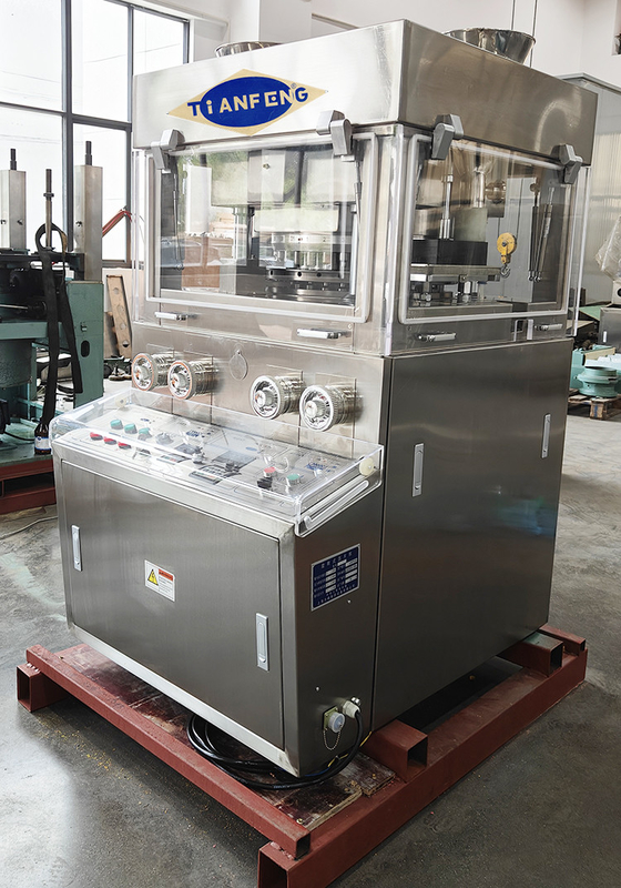 Macchina rotativa a doppio strato ZPW31 per compresse a pillola 60000 pezzi/ora con 2 alimentatori forzati