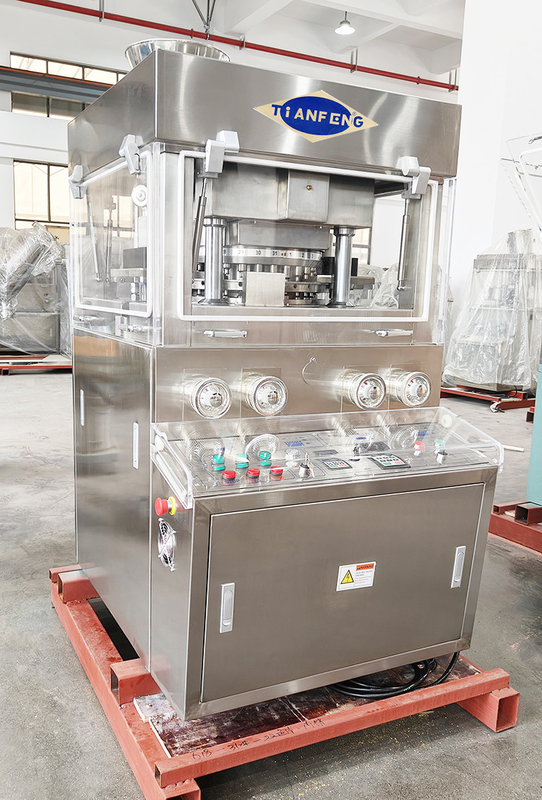 Macchina rotativa a doppio strato ZPW31 per compresse a pillola 60000 pezzi/ora con 2 alimentatori forzati