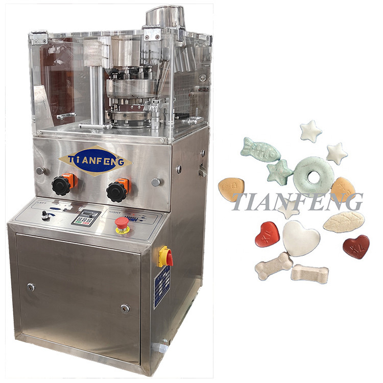 Macchina automatica rotante per la stampa di compresse per la produzione di zucchero di sale a batch medi