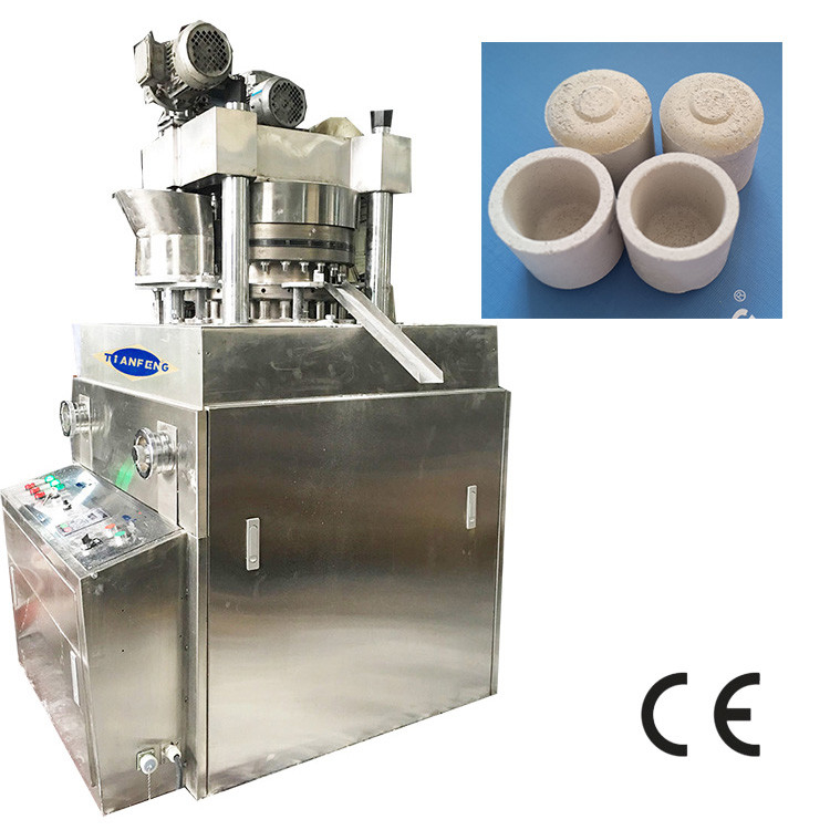 50HZ/60HZ Voltage Ceramic Crucible Tablet Press Machine con pressione di 100KN