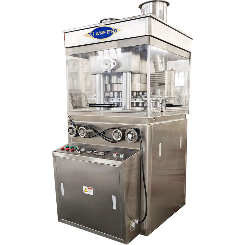 Macchina per la stampa di compresse rotative a pressione massima di 100Kn e capacità produttiva di 75000 pezzi/ora