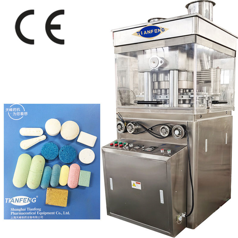 Pressa per pillole farmaceutiche in acciaio inossidabile per la stampa di pillole da 25 a 40 mm Max. 81000 pcs/h