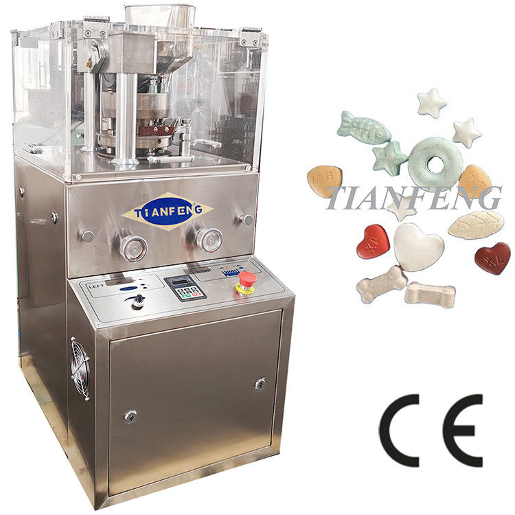 Max Pressure 60KN Rotary Tablet Press Machine per 2-6 mm di spessore di compressa in 900x800x1800mm
