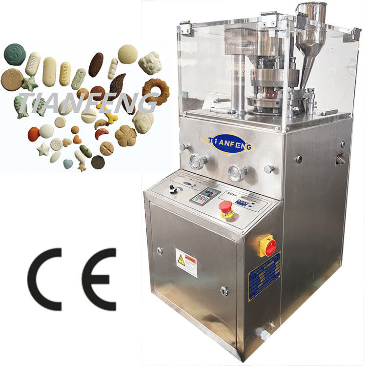 900x800x1800mm Tablet Press Machine con profondità massima di riempimento 15mm e spessore della compressa 2-6mm