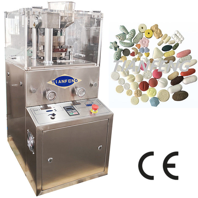 Ss304 Materiali Macchina di compressione per compresse ZP5B ZP7B ZP9B ZP10B ZP12B Pressione massima 60KN Per la produzione di compresse