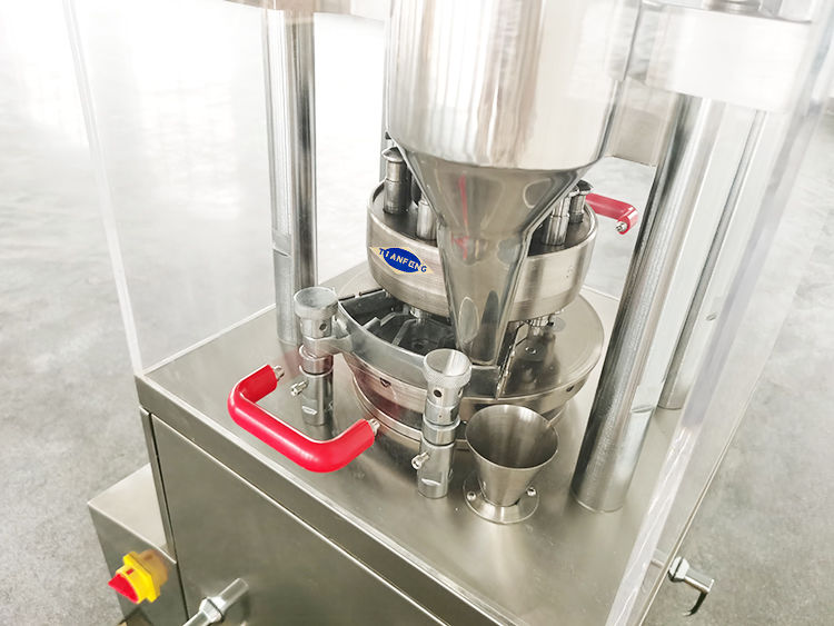 Compressa per compresse Macchina per la compressione di compresse con diametro massimo di 20 mm e velocità di rotazione della torretta di 0-36 giri/min
