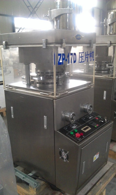 ZP15D Rotary Tablet Press Machine with 15 Dies and 60KN Max Pressure for High Capacity Tablet Production