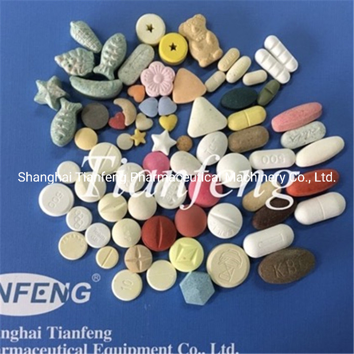 ZP15D Rotary Tablet Press Machine with 15 Dies 60KN Max Pressure and 22mm Max Tablet Diameter