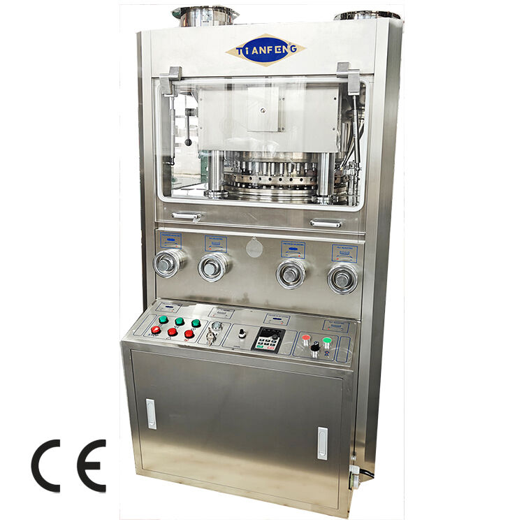 Macchina di stampa per compresse farmacologiche automatiche versatili ZP45 con capacità di 243.000 compresse all'ora