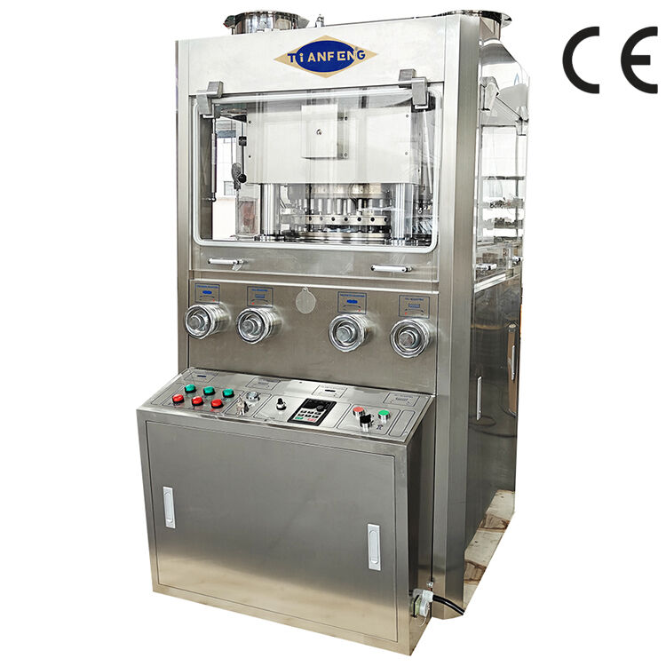 Macchina di compressione per compresse durevole ZP45 ZP41 dotata di una stampa rotativa a più stazioni con forza di compressione regolabile per alti tassi di produzione