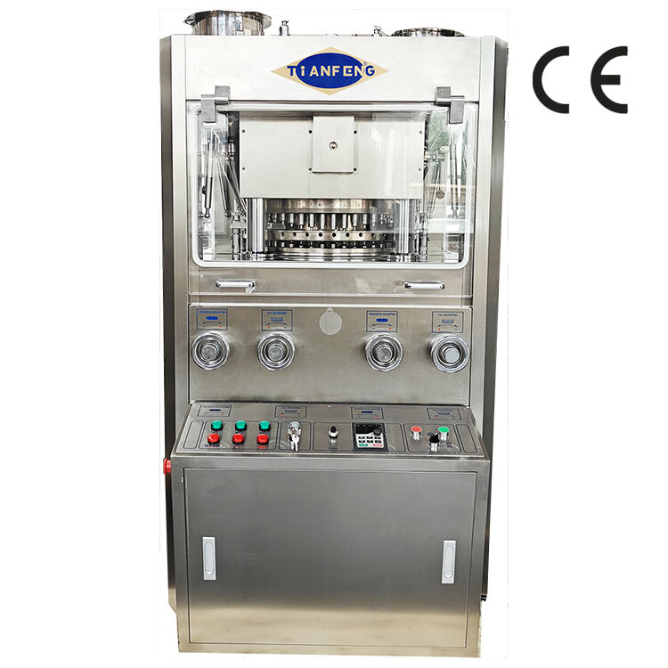 Effervescente ad alta velocità Caramelle compresse Erbe Cloruro di calcio Pillola rotabile Tablet Press Machinery Zp45 ZP45A ZP41F