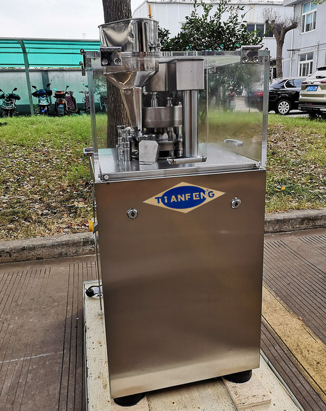 ZP7 Multi-Station Rotary Tablet Press Machine per 12600 compresse/ora con profondità di riempimento di 15 mm