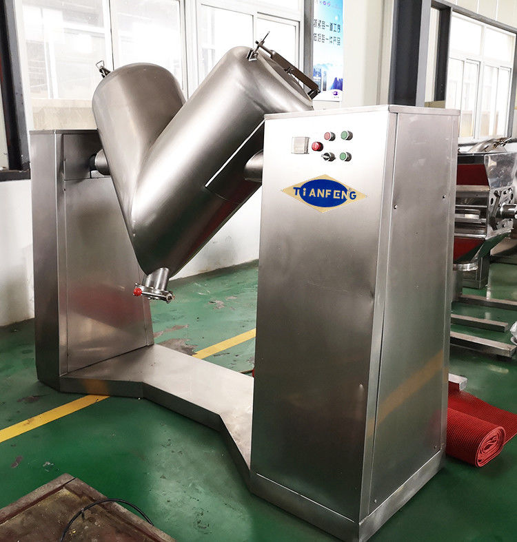 Linee di produzione asciutte o bagnate della compressa del miscelatore della polvere di forma di v dei granelli
