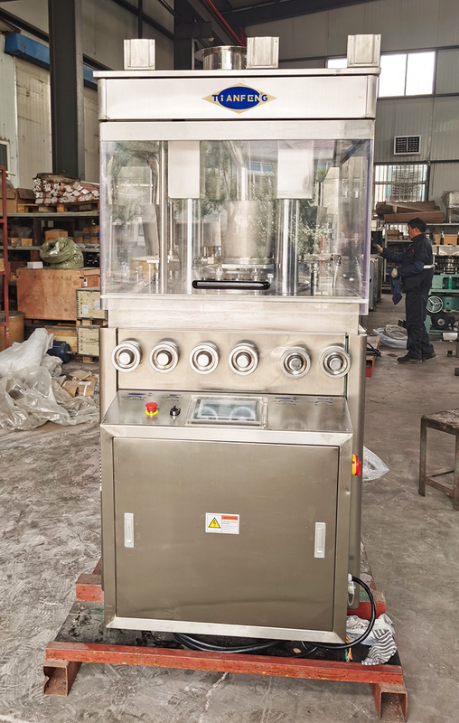 Macchina elettrica di compressione della compressa con l'alimentatore ZPW23 della forza per tre pillole di strato