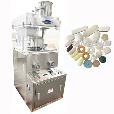 2.2KW Potenza rotativa Tablet Press Machine per una produzione rapida e accurata ZPW17D con alimentatore forzato