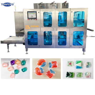 Baccello detergente liquido del film solubile in acqua automatico di PVA che fa macchina