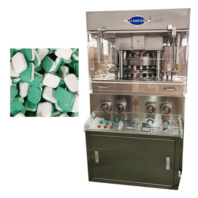 Macchina di pulizia effervescente della stampa della compressa della pillola della polvere del cubo ZPW19 7.5KW 130KN del sale